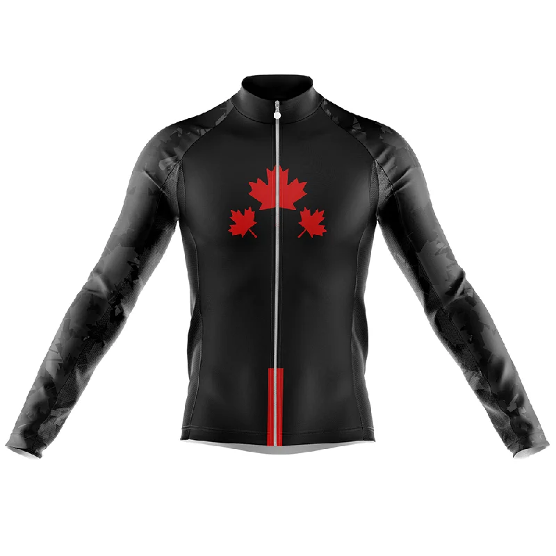 Canada V1 Long Sleeve Cycling Jersey Bohemian Jersey Tee