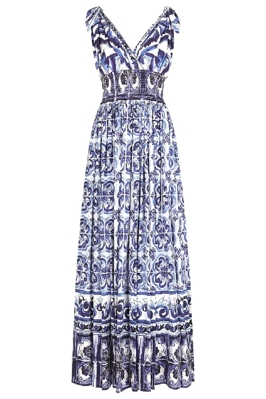 Poplin Long Smock Waist Dress Tunics Travel practical