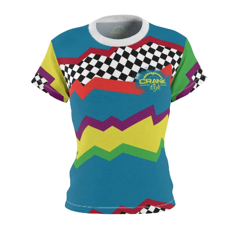 Women's Cranking 80's MTB Jersey Handmade Jersey Tee