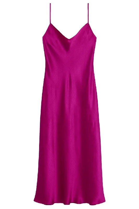 Taylor Silk Slip Dress Tunics Fall fleece