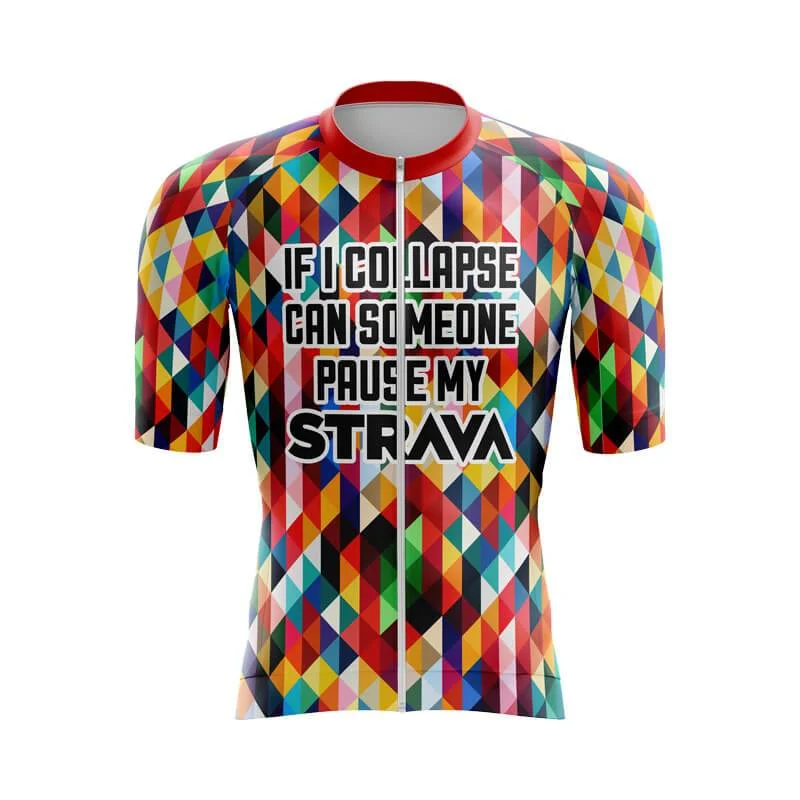 Turn on Strava (V1) Aero Jerseys Glamorous Jersey Tee