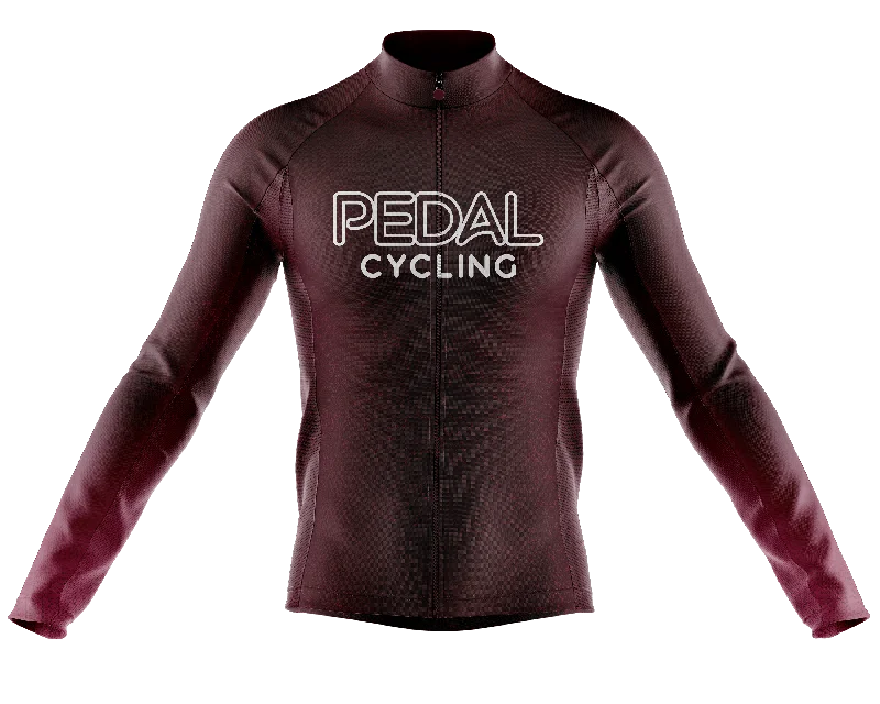 Pedal Cycling V3 Long Sleeve Cycling Jersey Branded Jersey Tee