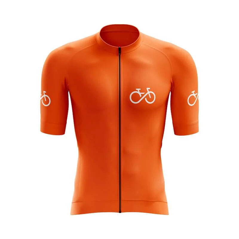 Bike Forever 2.0 Aero Jerseys (Orange) High-End Jersey Tee