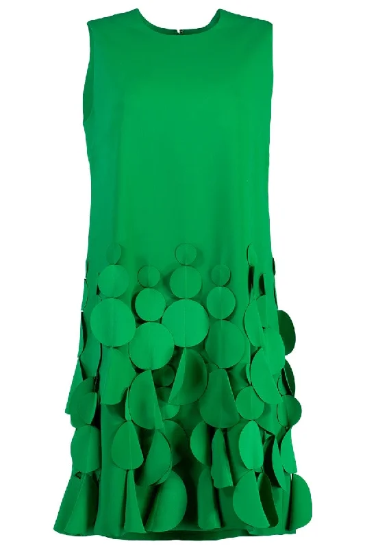 Sleeveless Jewel Neck Dress Halter Neckline Beach