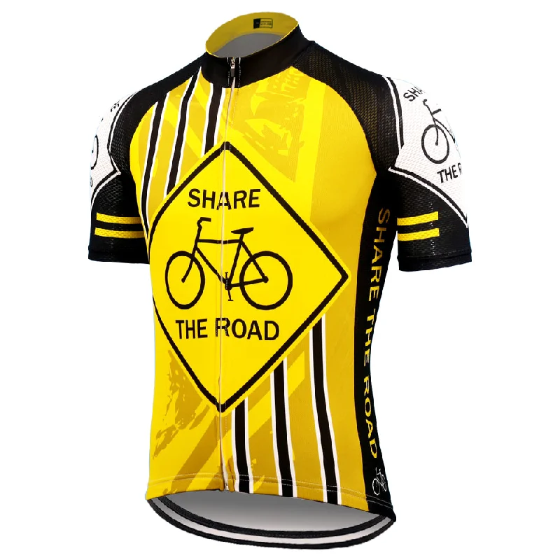 Share The Road Short Sleeve Cycling Jersey Floral Jersey Blouse