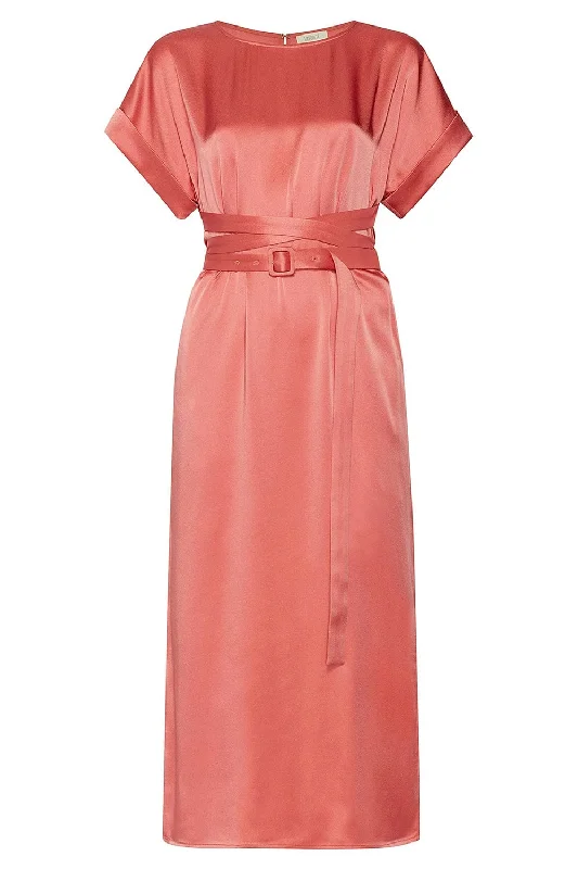 V Neck Shell Dress Boatneck Modish Everyday