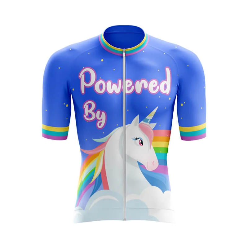Powered By Unicorn (V1) Aero Jerseys Mustard Yellow Jersey Tee