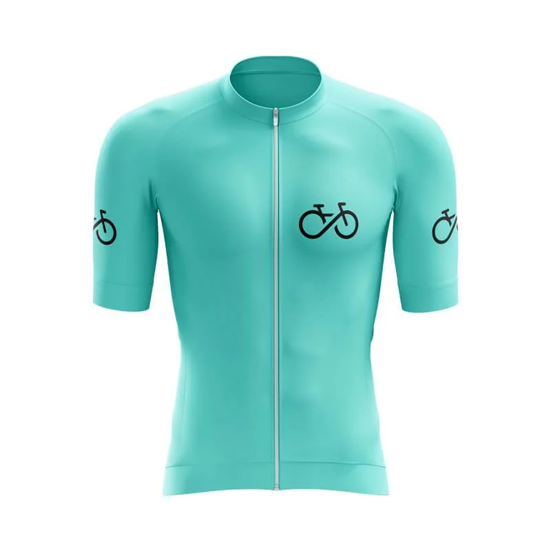Bike Forever 2.0 Aero Jerseys (Teal) Vintage Jersey Tee