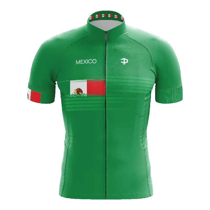 Mexico Short Sleeve Cycling Jersey Winter Jersey Top