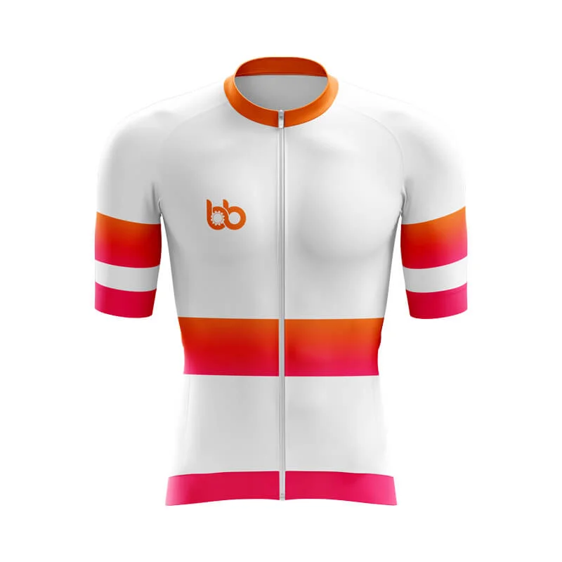 BB Gradient Aero jerseys (Pink-Orange) Stylish Jersey Top