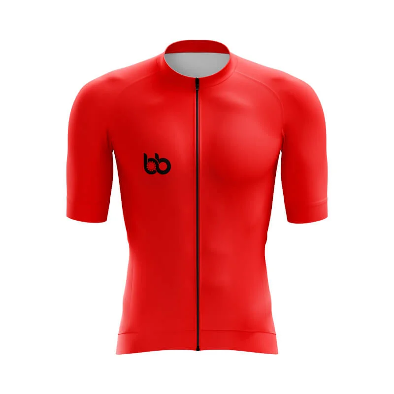 Bicycle Booth Basic (Red) Aero Jerseys Ash Gray Jersey Tee