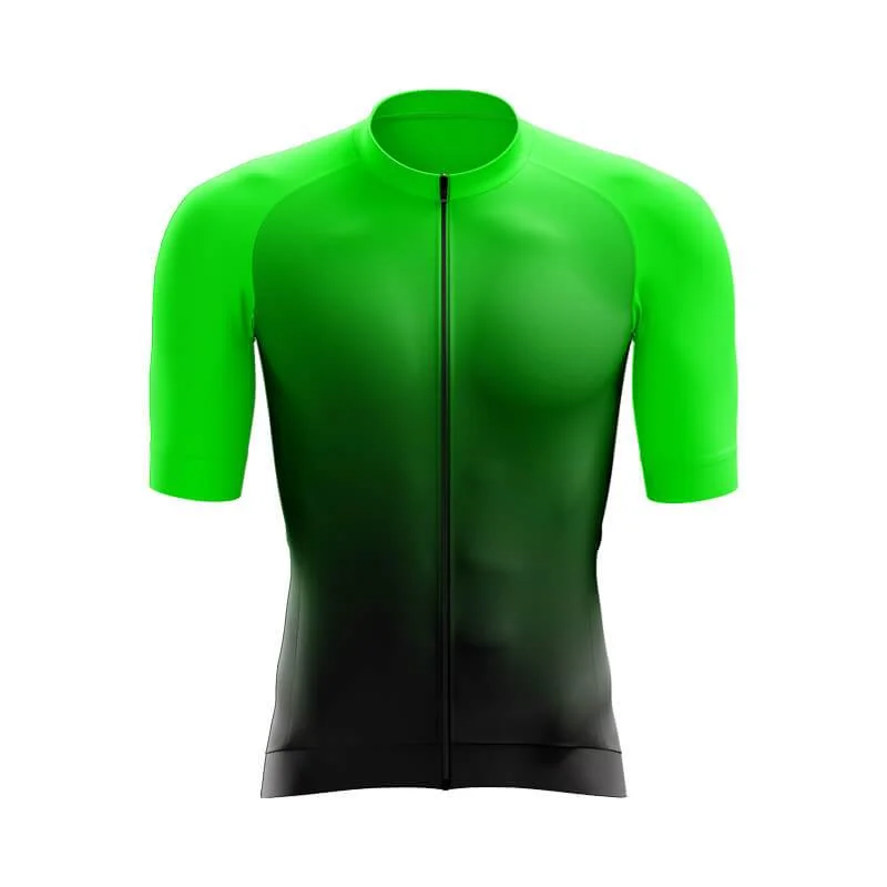 Black to Green Aero Jerseys Comfortable Jersey Tee
