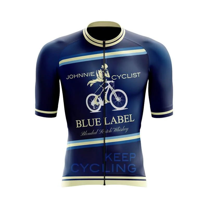 Johnnie Cycling Aero Jerseys (Blue Label) Silver Jersey Tee