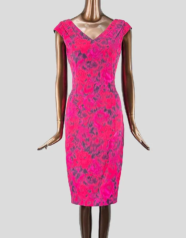 MICHAEL KORS V-neck shift dress knee-length - 4 US Tunics Floral girly