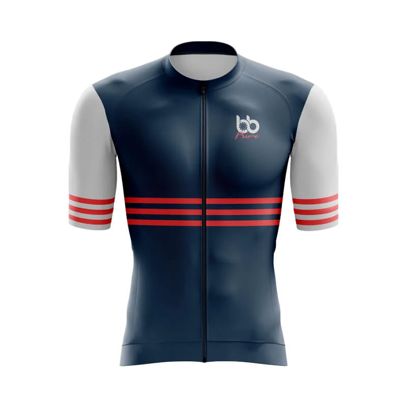 BB Prime Aero jerseys (V2) (Navy) Bright Color Jersey Top