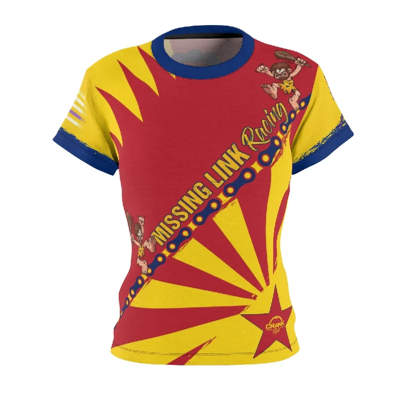 Women's Big Marc AZ Hodgkin's Lymphoma MTB Jersey Mustard Yellow Jersey Tee