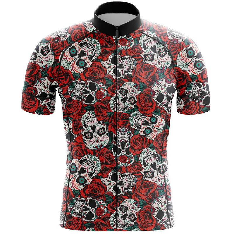 Dark Rose V1 Short Sleeve Cycling Jersey Bronze Jersey Tee