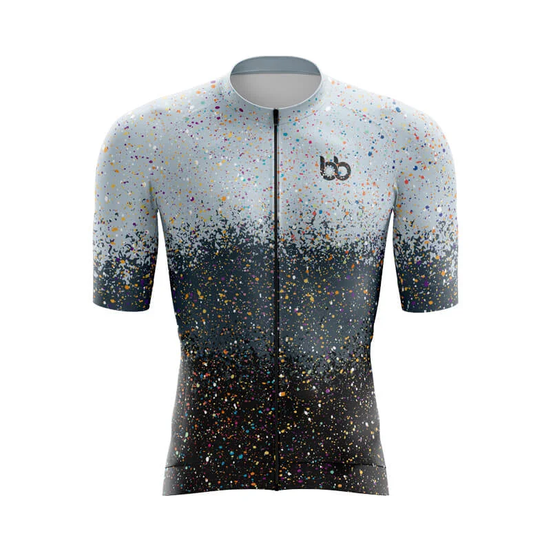 Paint Splatter Aero jerseys (Gray-Navy-Black) Warm Jersey Shirt