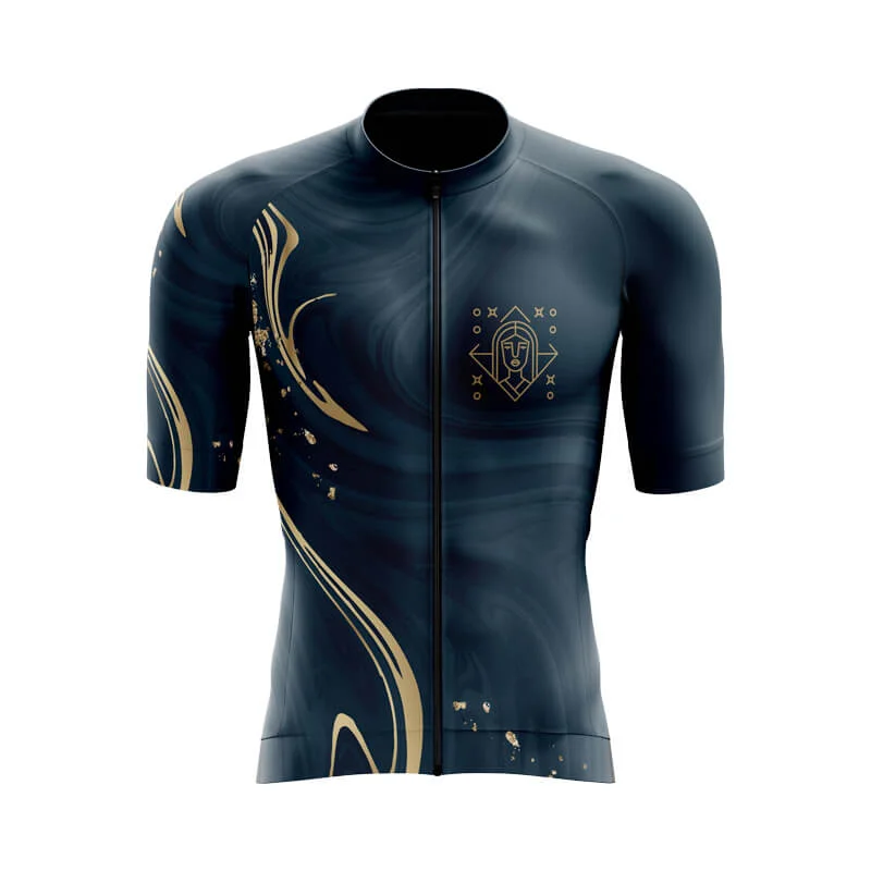 Marble Zodiac (VIRGO) Aero Jerseys Jet Black Jersey Tee