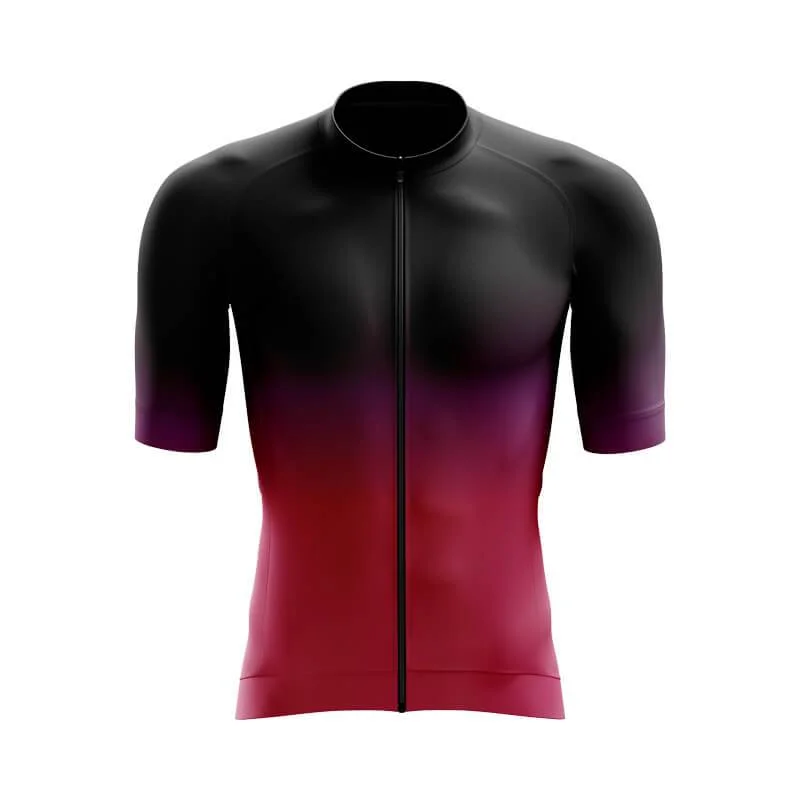 Red-Dark Violet Gradient Aero Jerseys Beige Jersey Tee