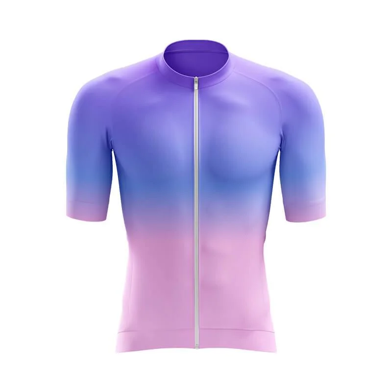 Violet-Pink Gradient Aero Jerseys Jet Black Jersey Tee