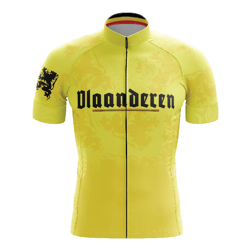 Vlaanderen Flanders S1 Short Sleeve Cycling Jersey Pastel Jersey Tee