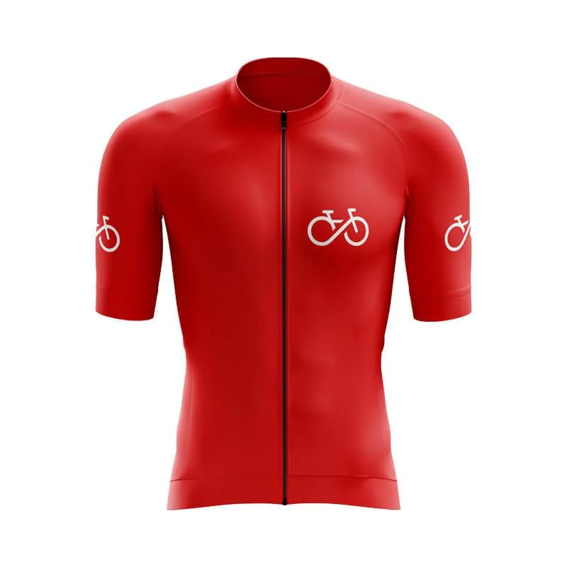 Bike Forever 2.0 Aero Jerseys (Red) Soft Jersey Shirt