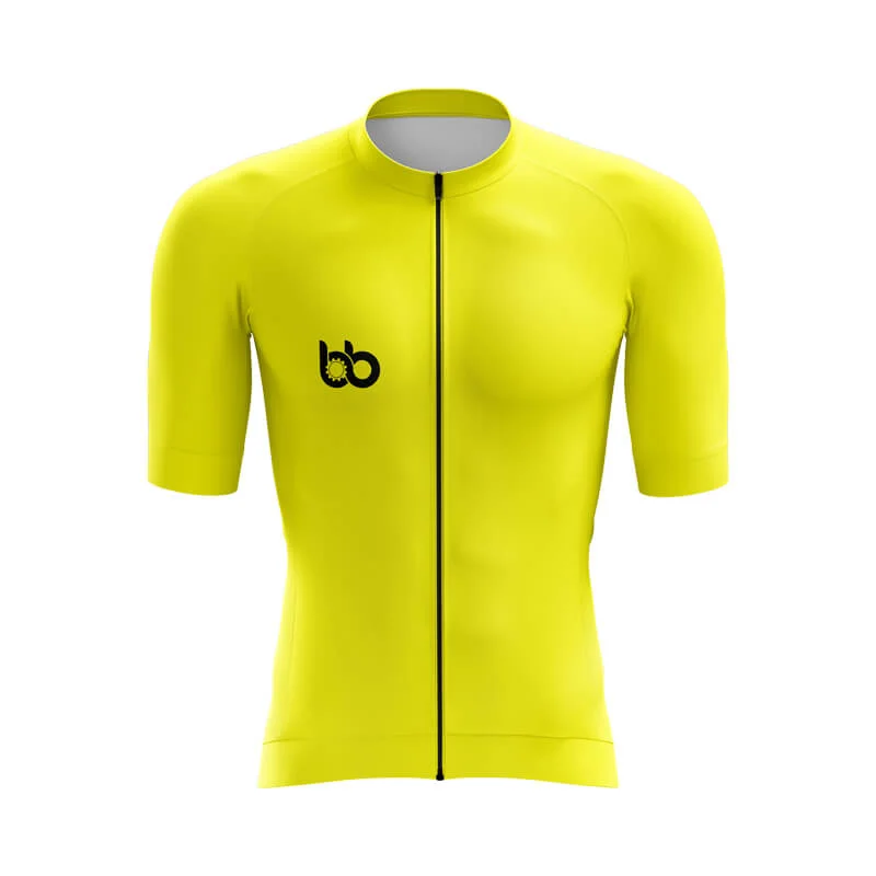 Bicycle Booth Basic (Yellow) Aero Jerseys Autumn Jersey Shirt