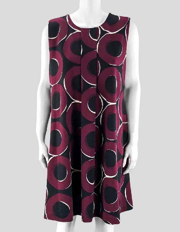 Alfani Sleeveless Red Circle Design Dress 16 US Tunics Canvas sturdy