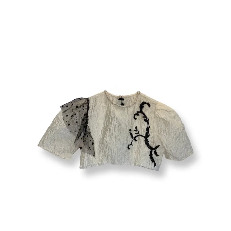 Kiki crop top Cashmere Blend Cotton Blend Poly Blend