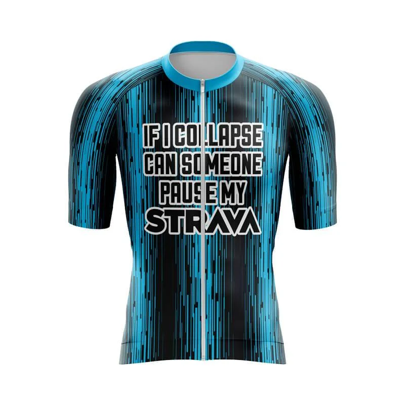 Turn on Strava (V6) Aero Jerseys Burgundy Jersey Tee