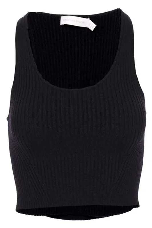 Cecilia Crop Top Collared Crew Neck Turtle Neck