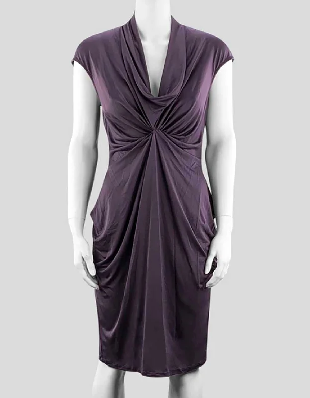 Barney's Nyc Purple Dress Tunics Solid Classic