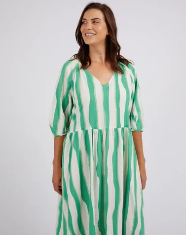 Elm Spritz Stripe Dress Tunics Party sparkling