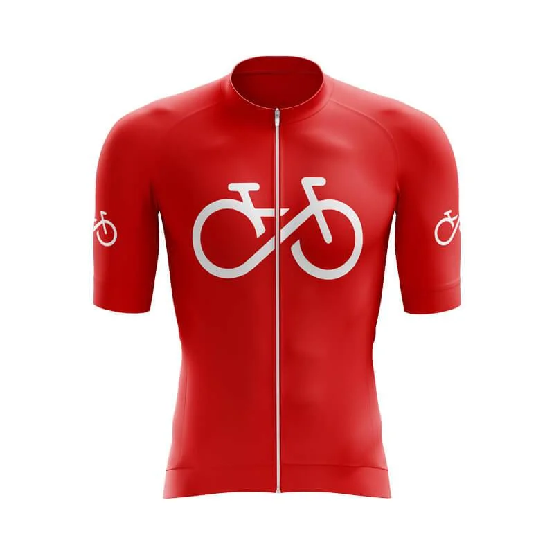 Bike Forever 1.0 Aero Jerseys (Red) Budget-Friendly Jersey Tee