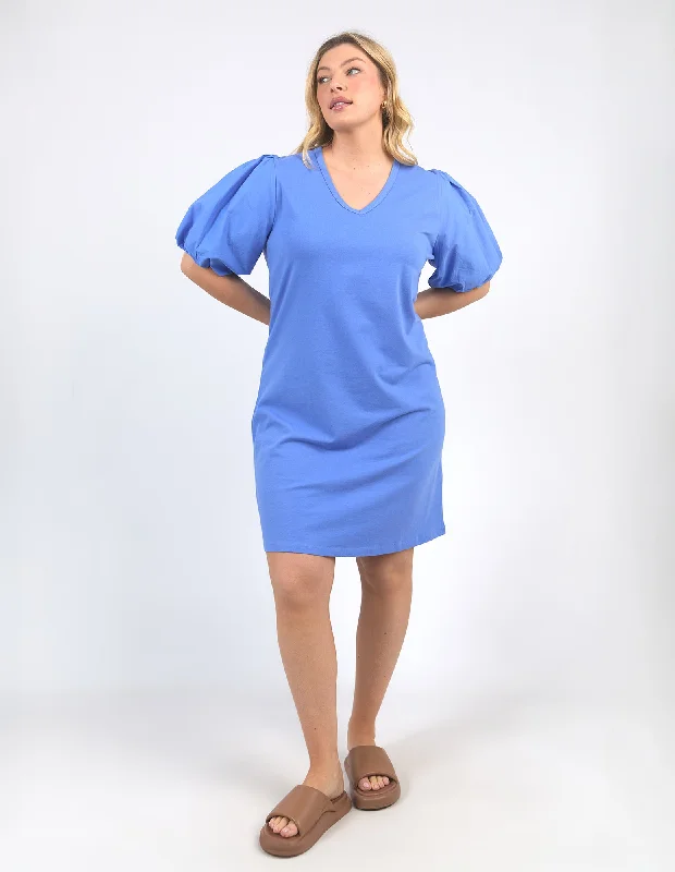 Elm Joy Dress Cerulean Blue Tunics Short Trendy