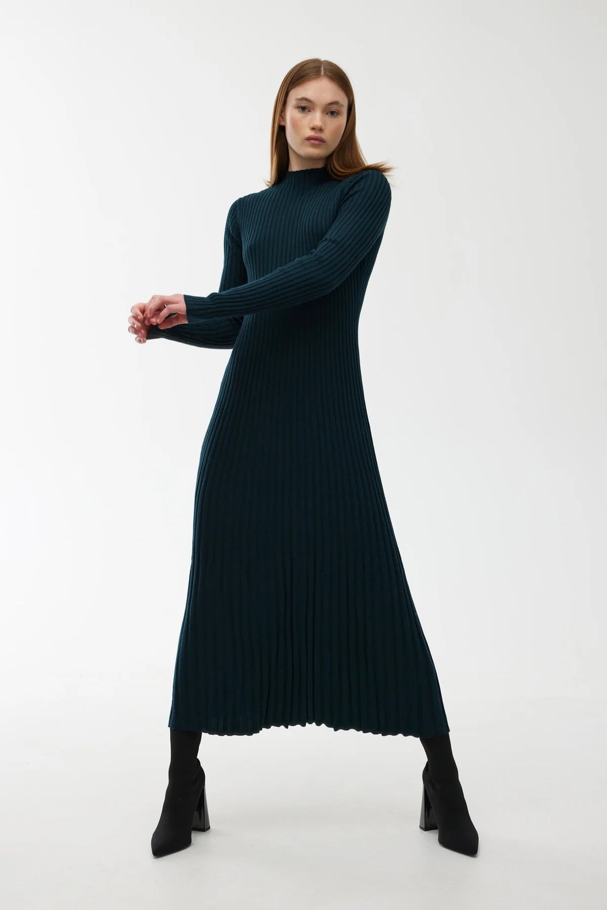 Kinney The Label - DELLA DRESS - EMERALD Tunics Versatile all-occasion