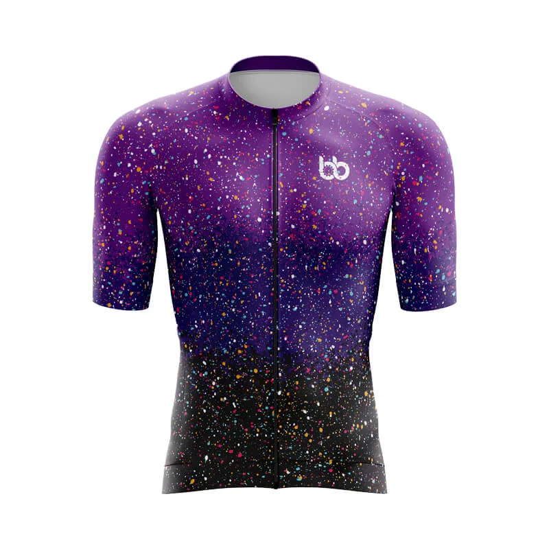 Paint Splatter Aero jerseys (Violet-Indigo-Black) Exclusive Jersey Tee