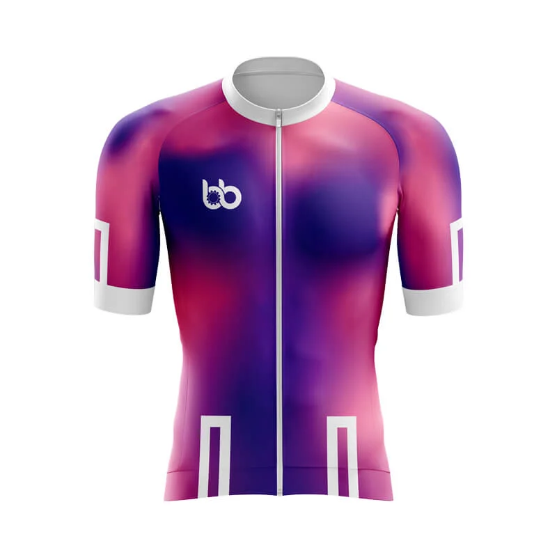 Bicycle Booth Prism (Violet-Pink) Aero Jerseys Long Sleeve Jersey Tee