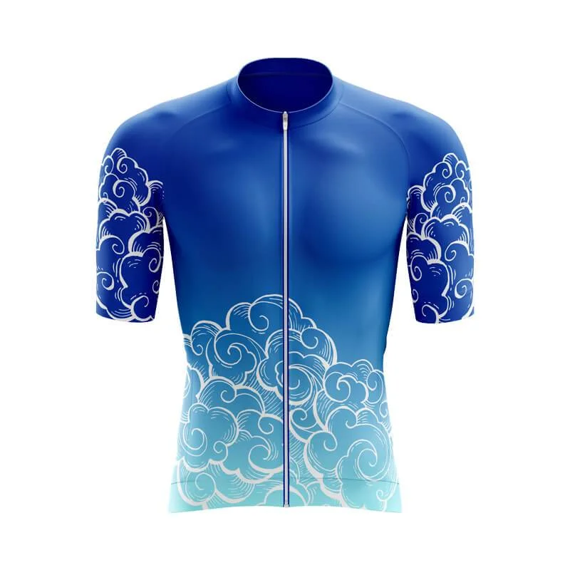 Elemental Wind (Blue) Aero Jerseys Round Neck Jersey Tee