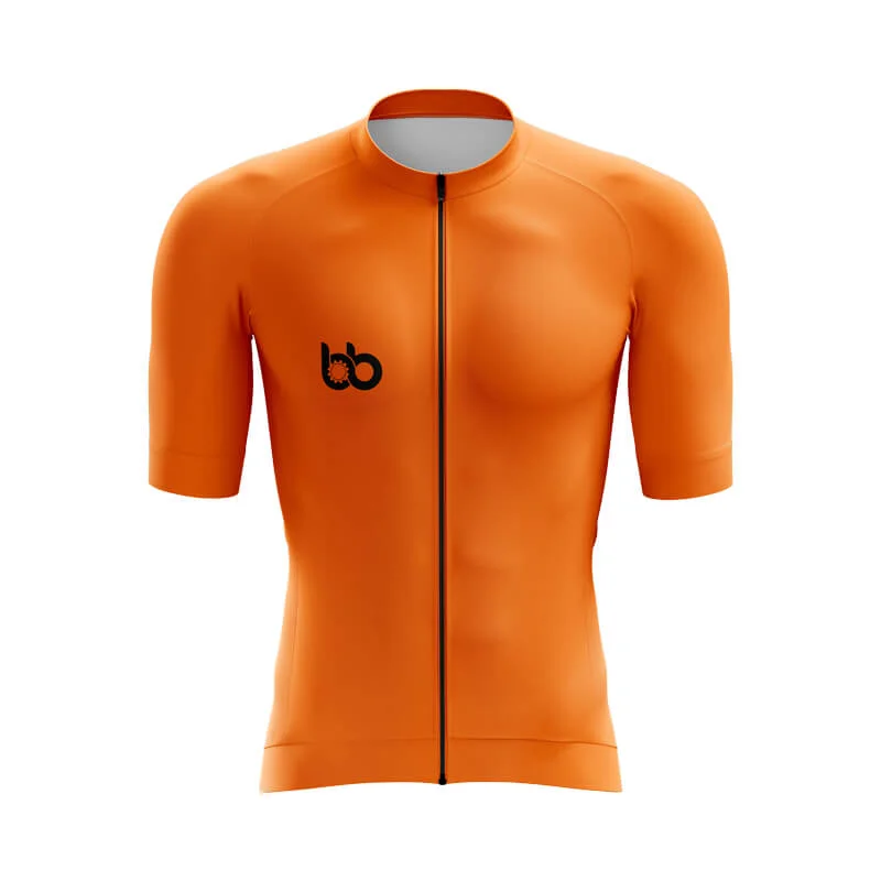 Bicycle Booth Basic (Orange) Aero Jerseys Ribbed Jersey Tee
