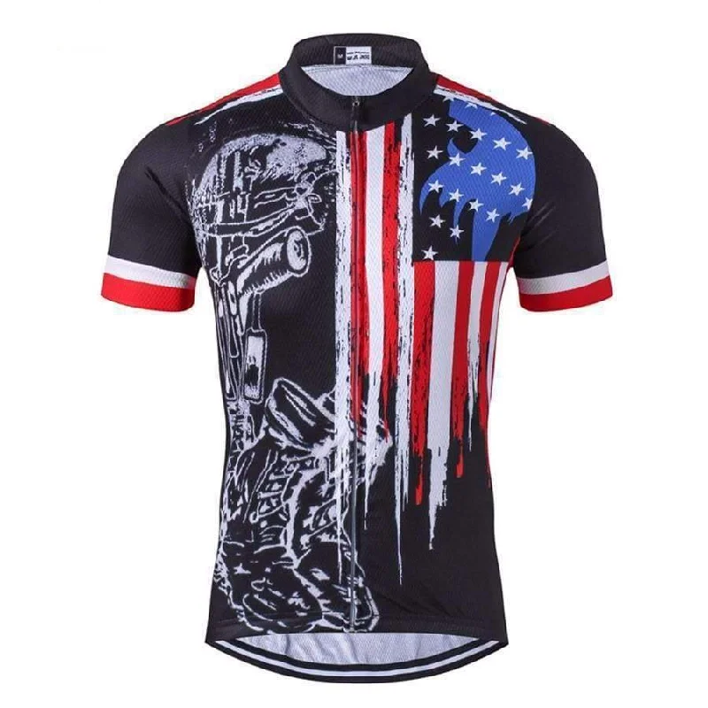 Honor The Fallen Short Sleeve Cycling Jersey Luxury Jersey Tee