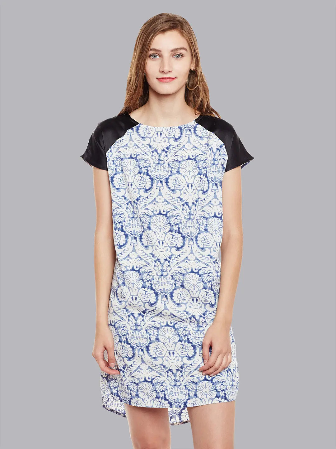 Printed Nightwear Dress Tunics Plaid country