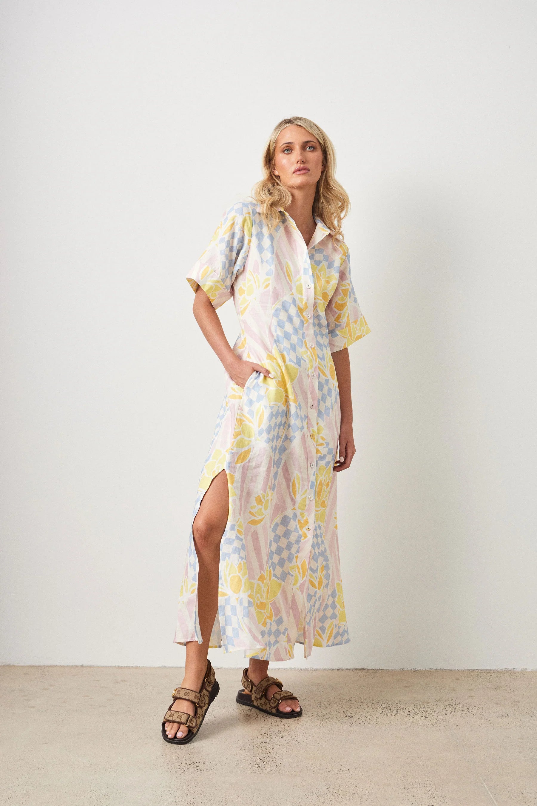 Ralf HYAMS DRESS Square Neckline Feminine