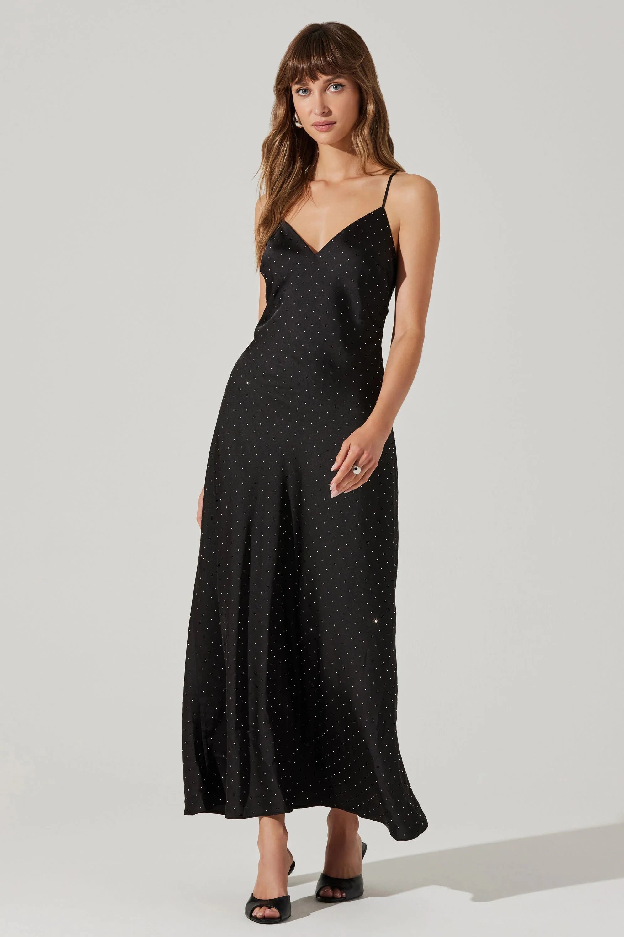 studded midi slip dress Tunics Luxurious premium
