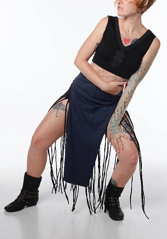 Ibiza Crop top Satin Blend Silk Blend Wool Blend