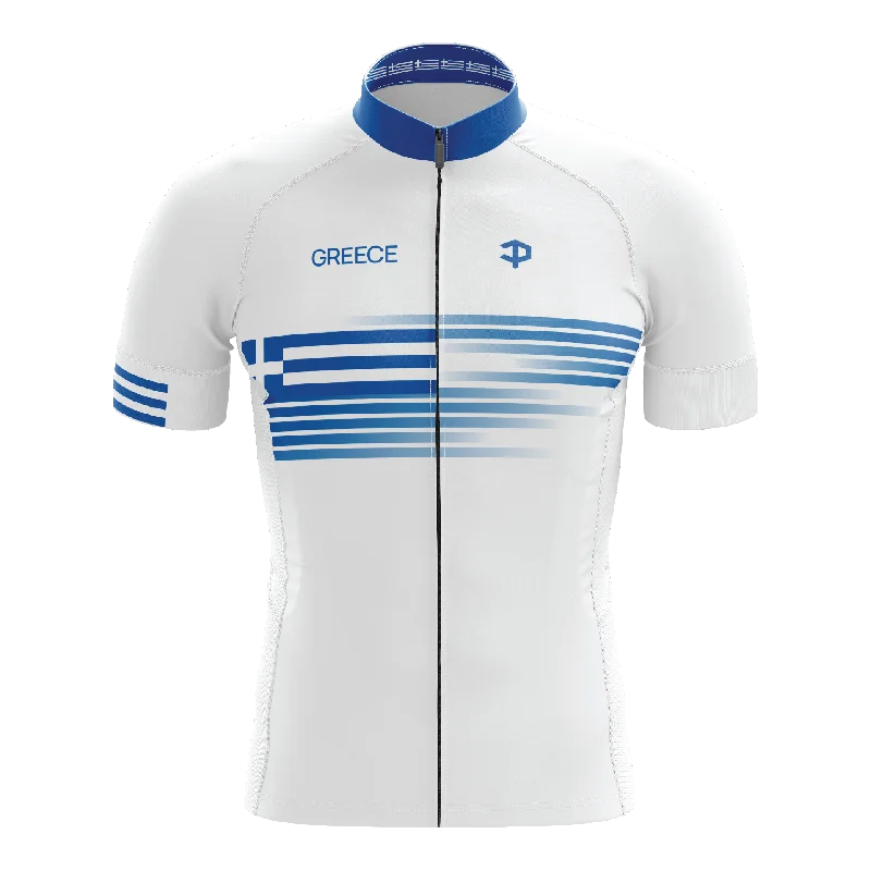 Greece Short Sleeve Cycling Jersey Spring Jersey Blouse