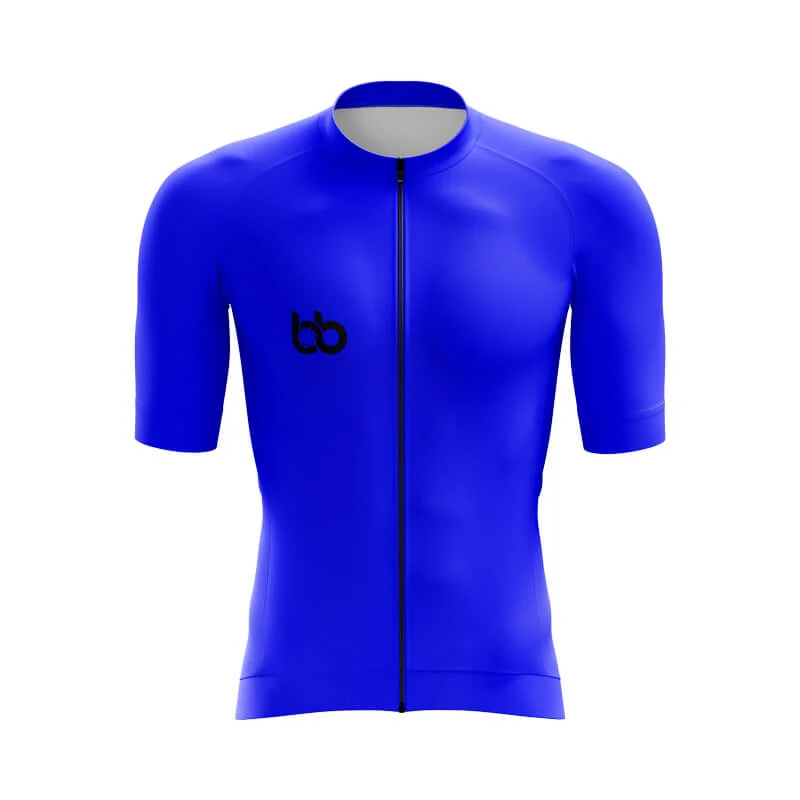 Bicycle Booth Basic (Blue) Aero Jerseys V Neck Jersey Blouse