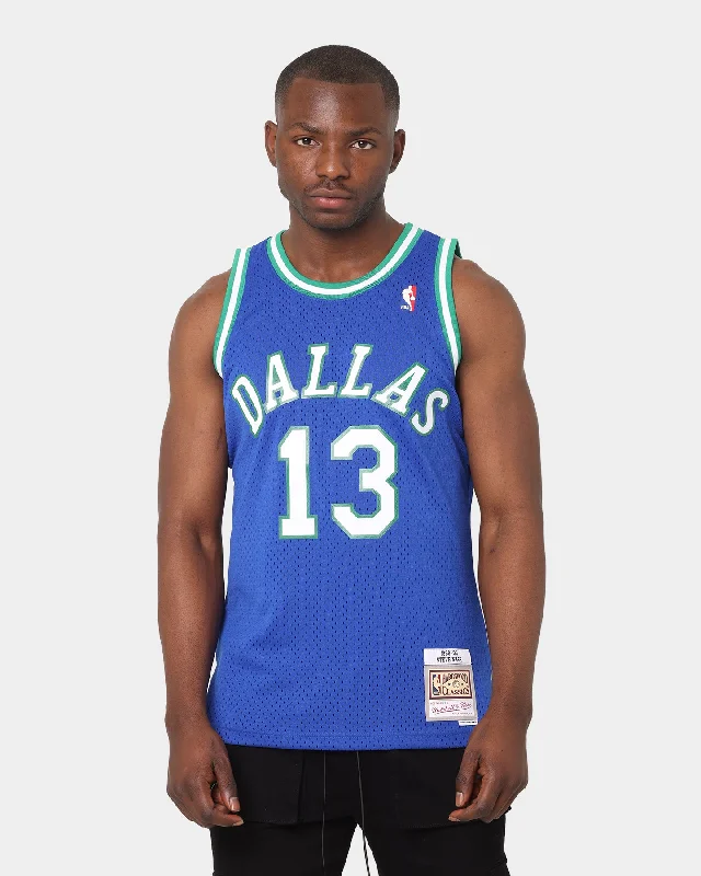 Mitchell & Ness Dallas Mavericks Steve Nash #13 '98-'99 Alt Swingman Jersey Royal Eco-Friendly Jersey Tee