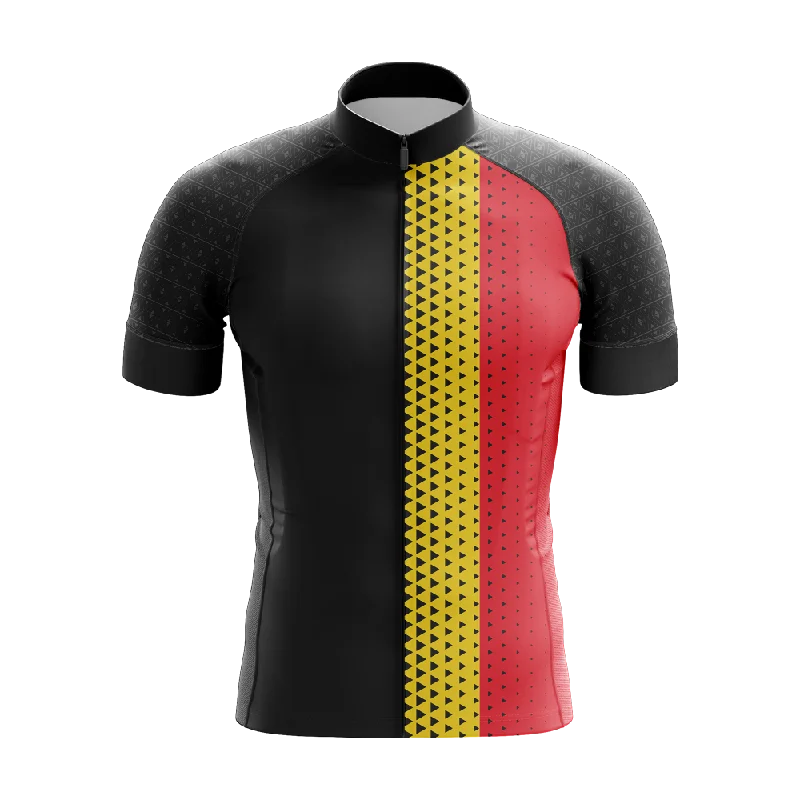 Belgium Short Sleeve Cycling Jersey Chic Jersey Tee